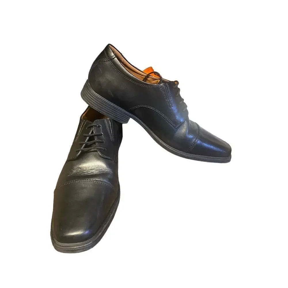 Collection by Clarks 15770 Lace Up Black Oxford Dress Shoes Size 13